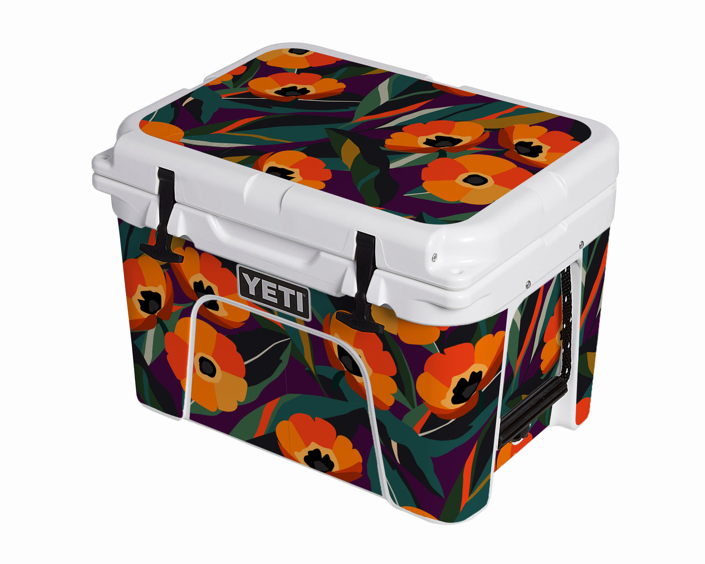 YETI Full Wrap Poppies Orange