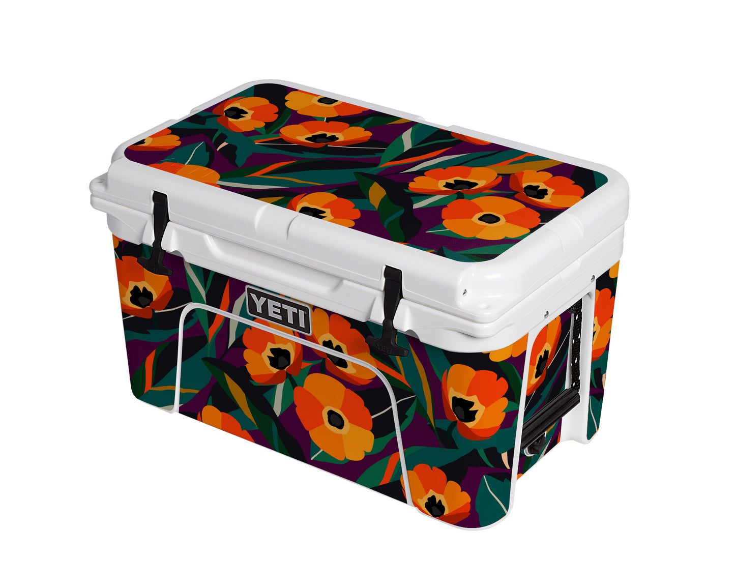 YETI Full Wrap Poppies Orange