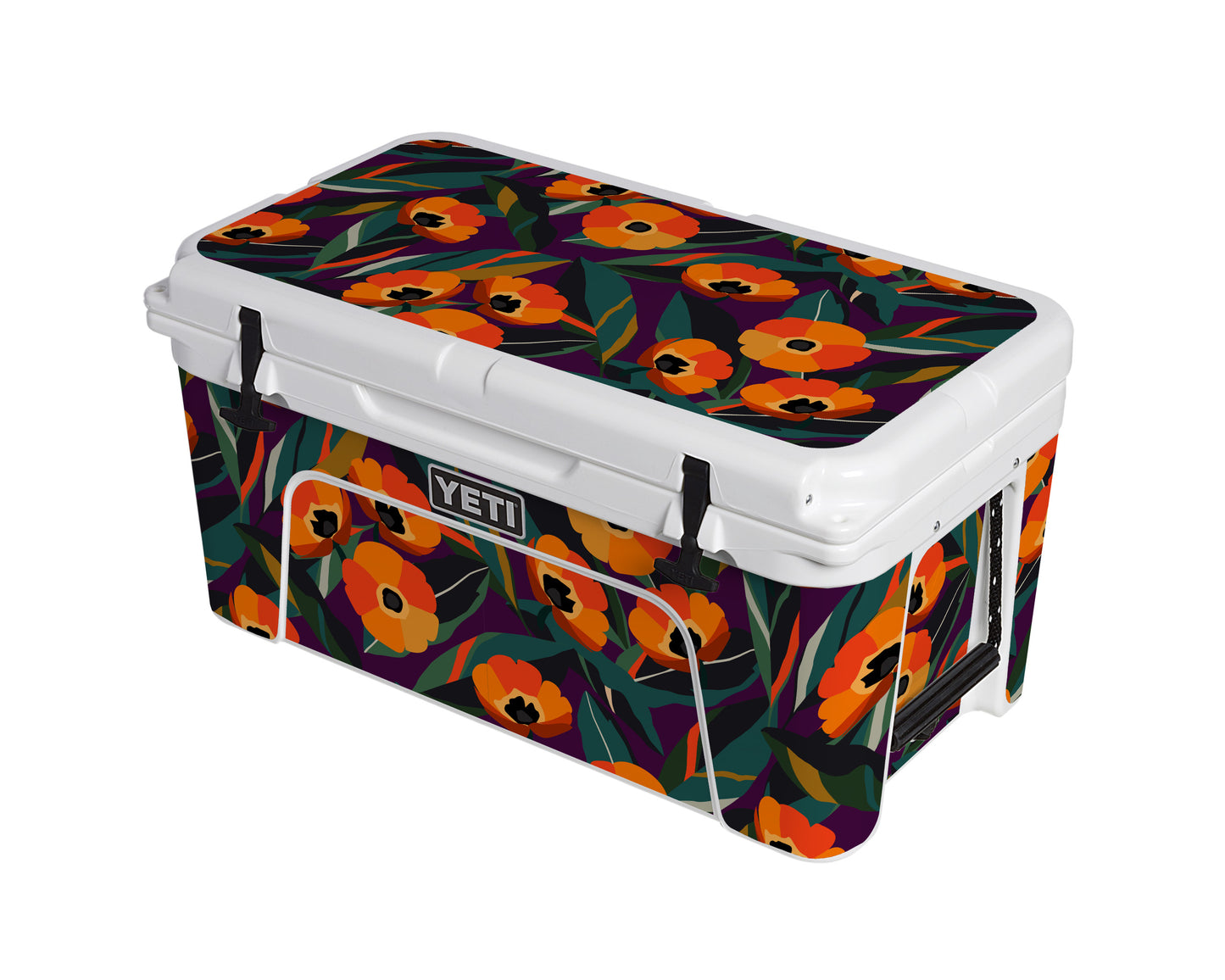 YETI Full Wrap Poppies Orange