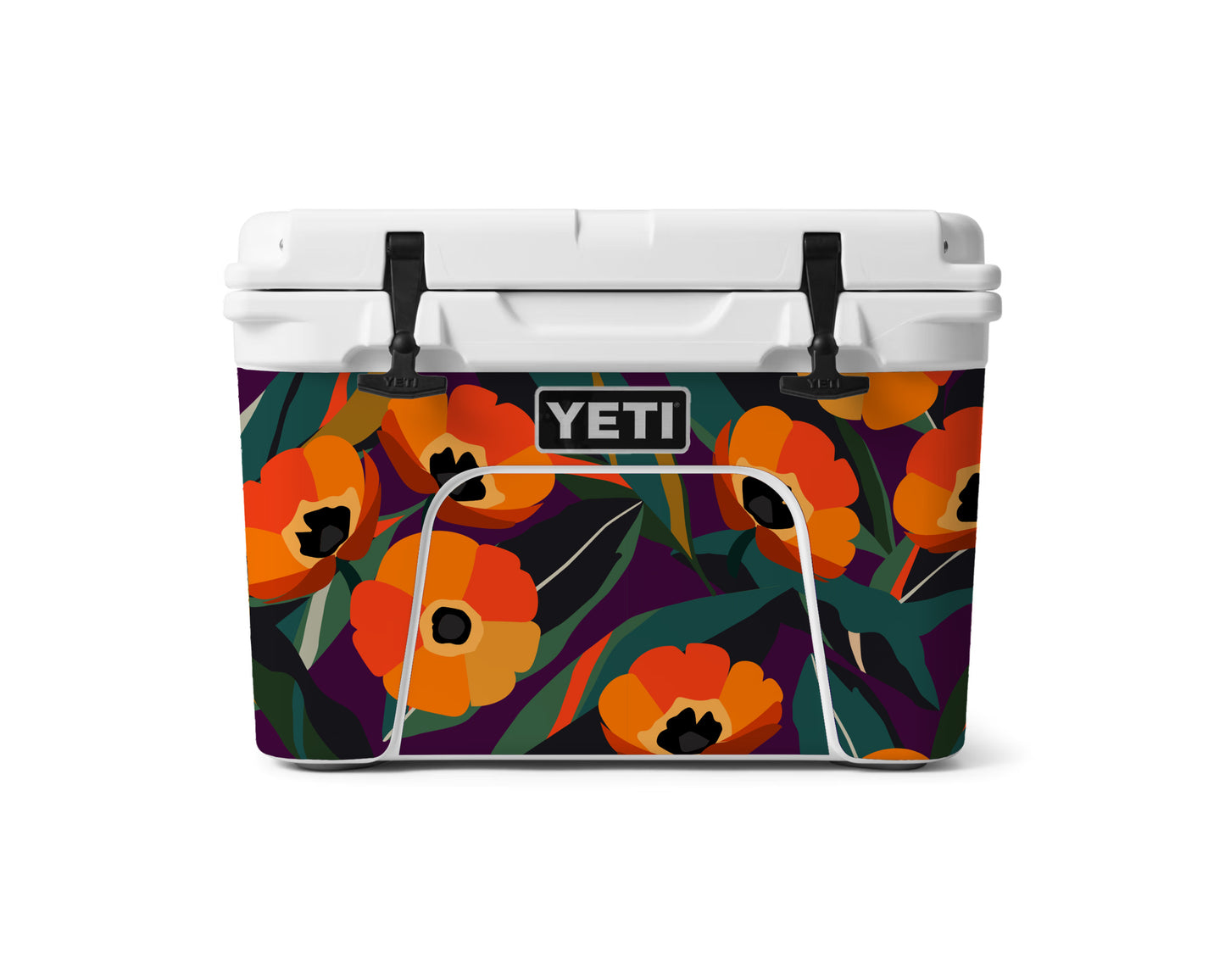 YETI Full Wrap Poppies Orange