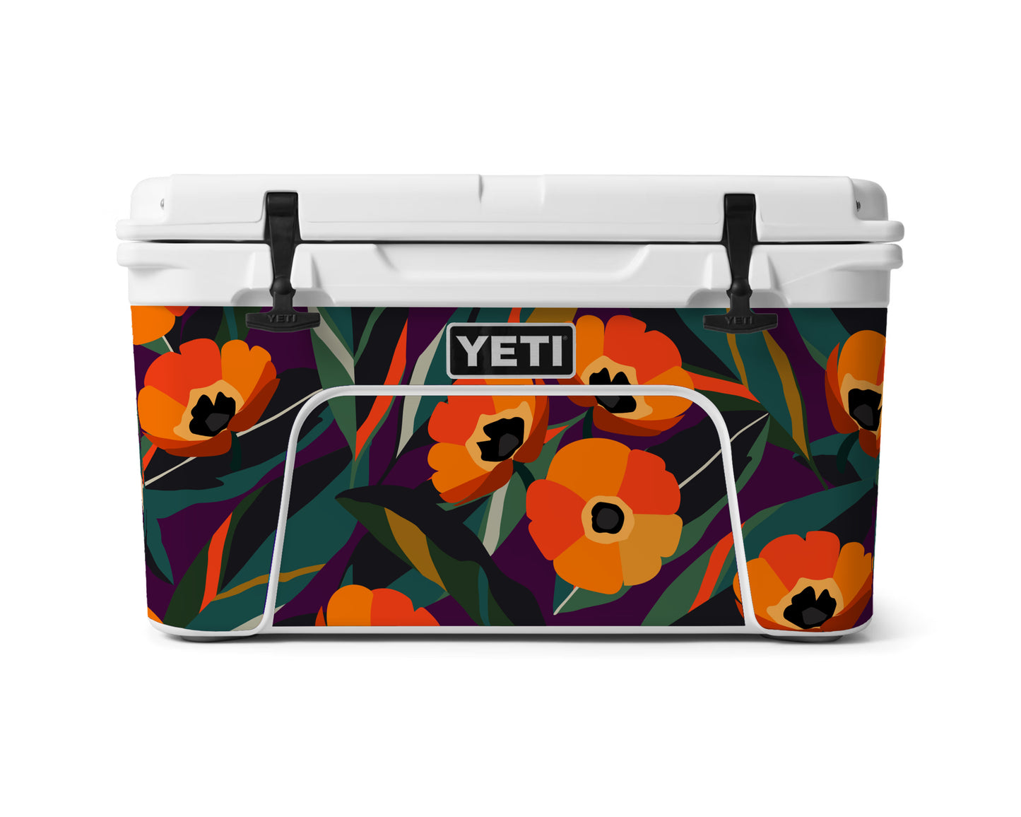 YETI Full Wrap Poppies Orange