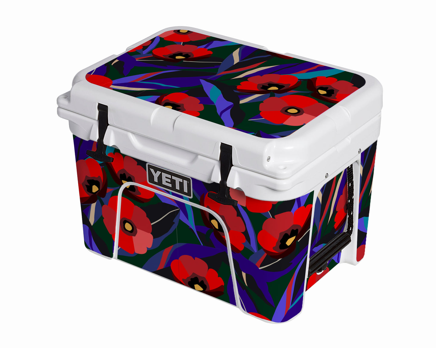 YETI Full Wrap Poppies Red