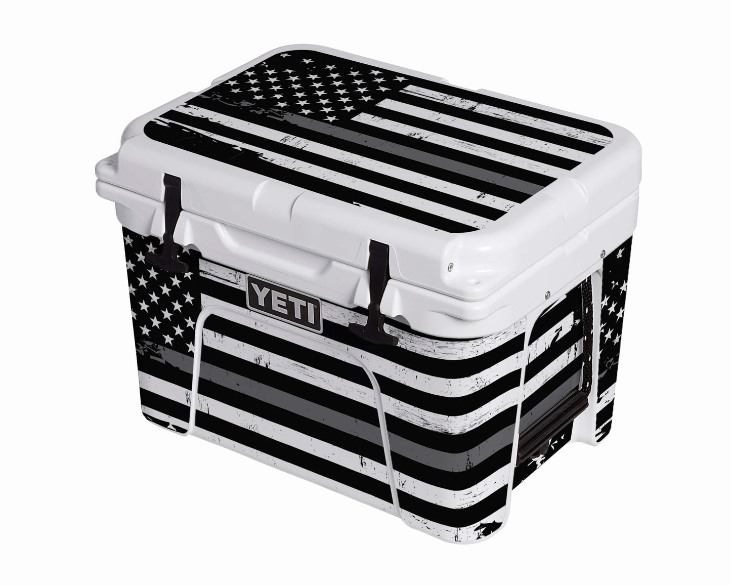 YETI Full Wrap American Flag Support Our Heroes