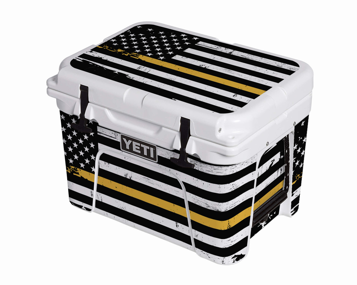 YETI Full Wrap American Flag Support Our Heroes
