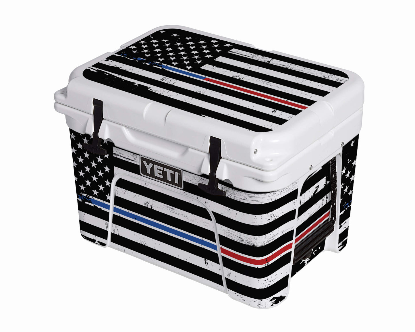 YETI Full Wrap American Flag Support Our Heroes
