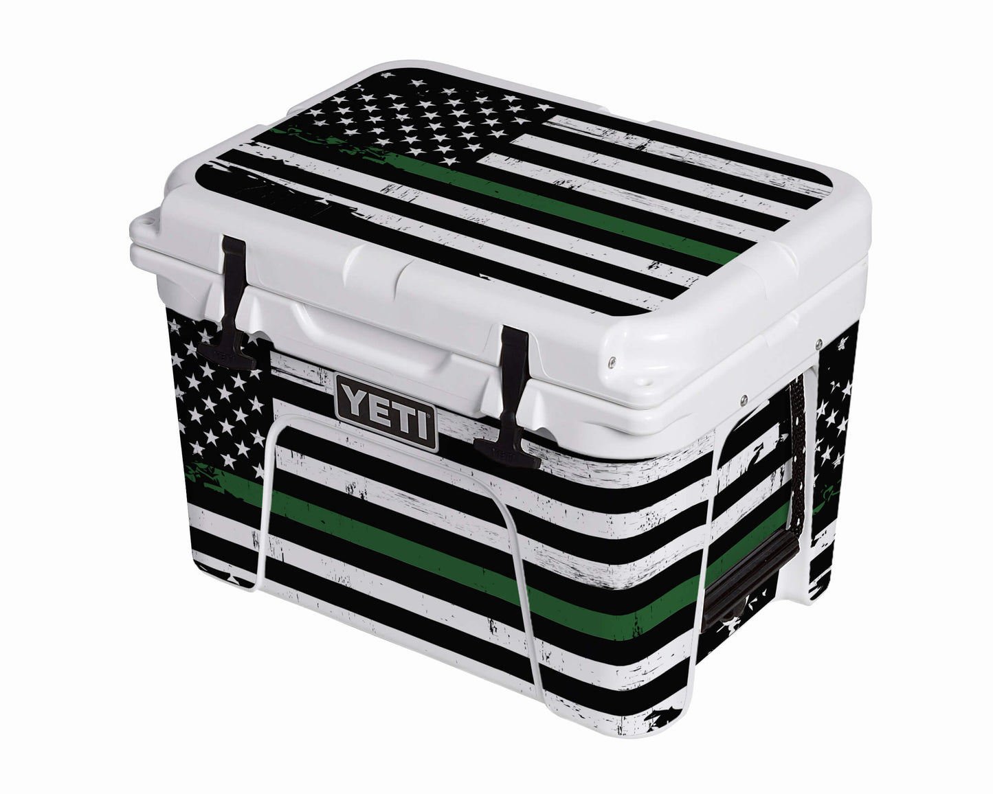 YETI Full Wrap American Flag Support Our Heroes