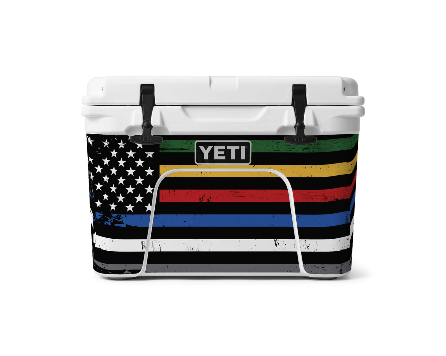 YETI Full Wrap American Flag Support Our Heroes
