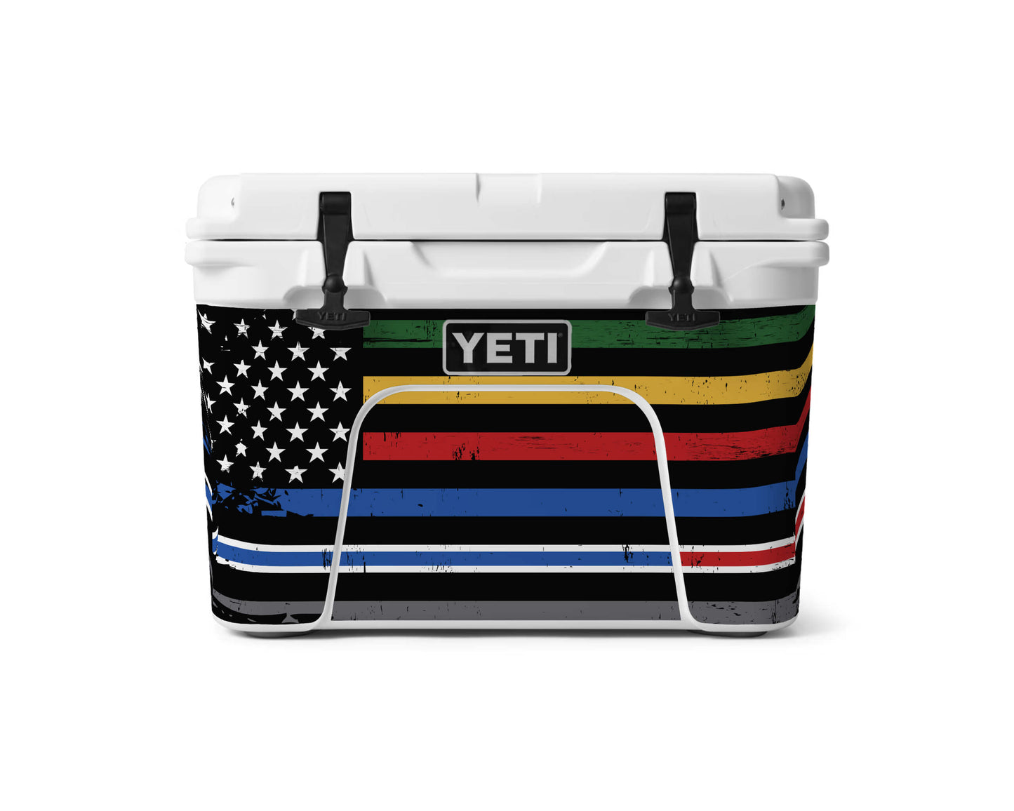 YETI Full Wrap American Flag Support Our Heroes
