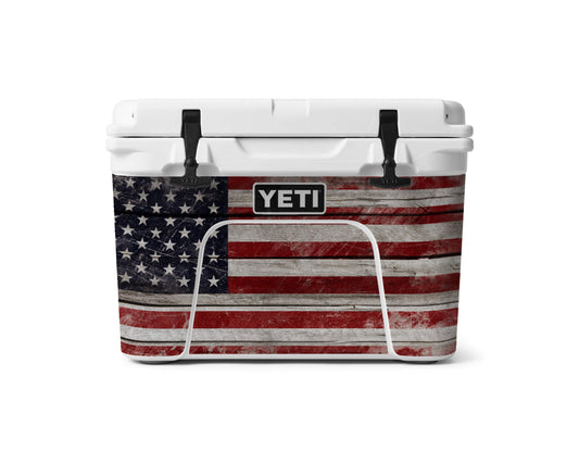 YETI 35 Full Wrap Rustic American Flag