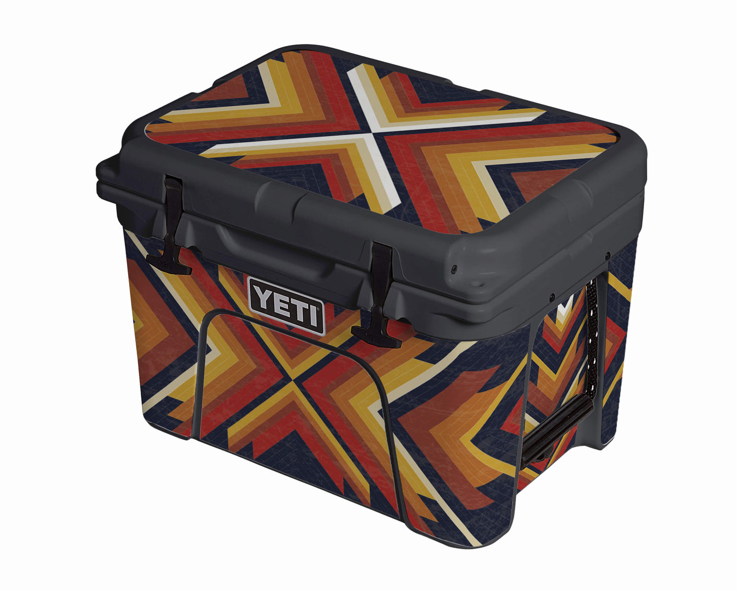 YETI Full Wrap Rustic Geometric Navy