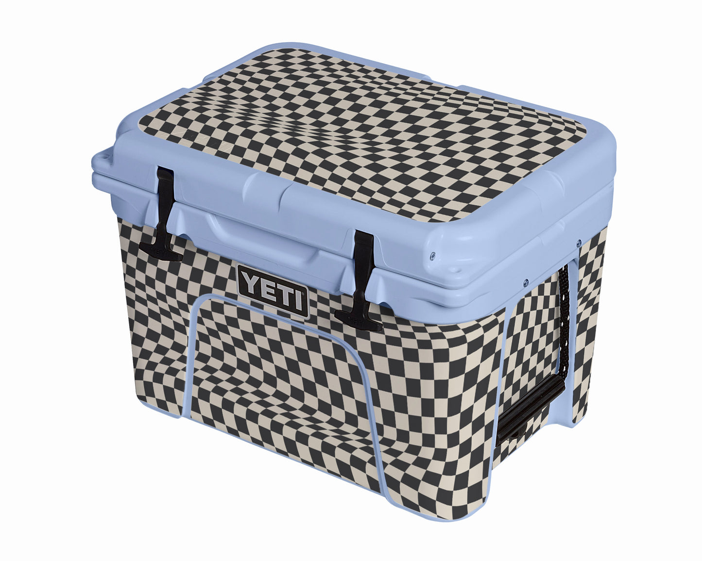 YETI Full Wrap Wavy Check Black