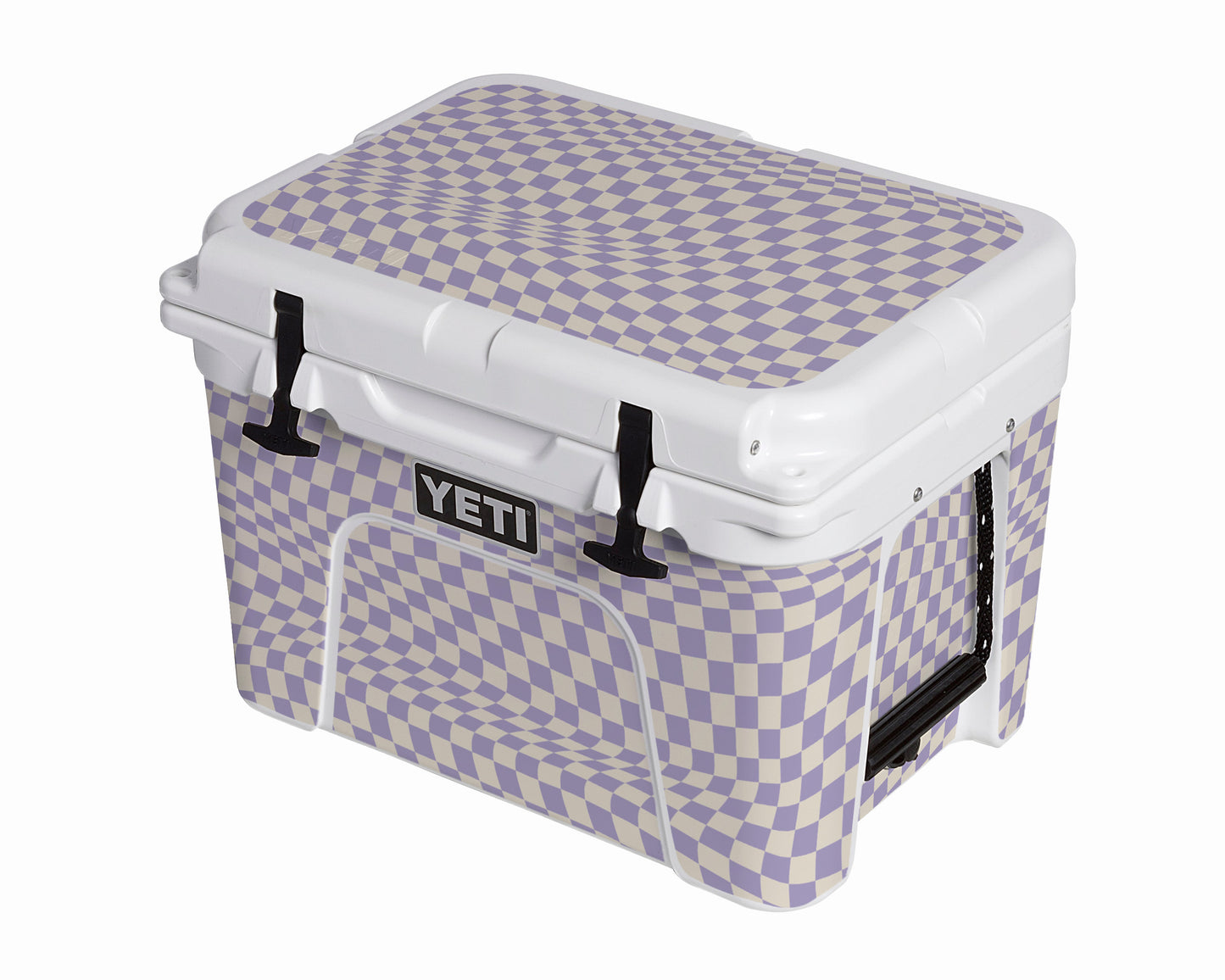 YETI Full Wrap Wavy Check Lilac