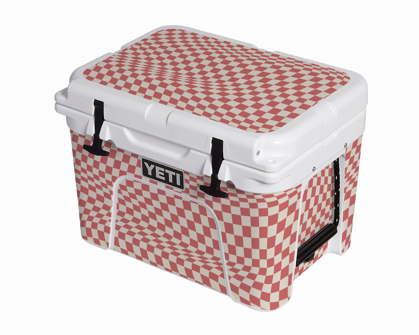 YETI Full Wrap Wavy Check Red