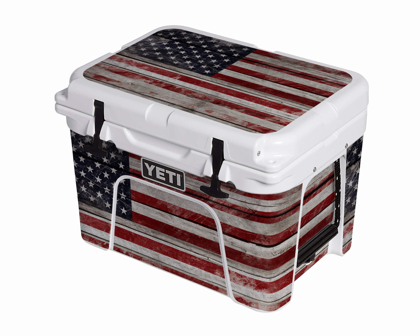 YETI Full Wrap Rustic American Flag
