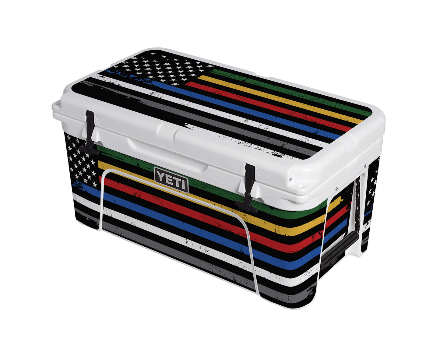 YETI Full Wrap American Flag Support Our Heroes