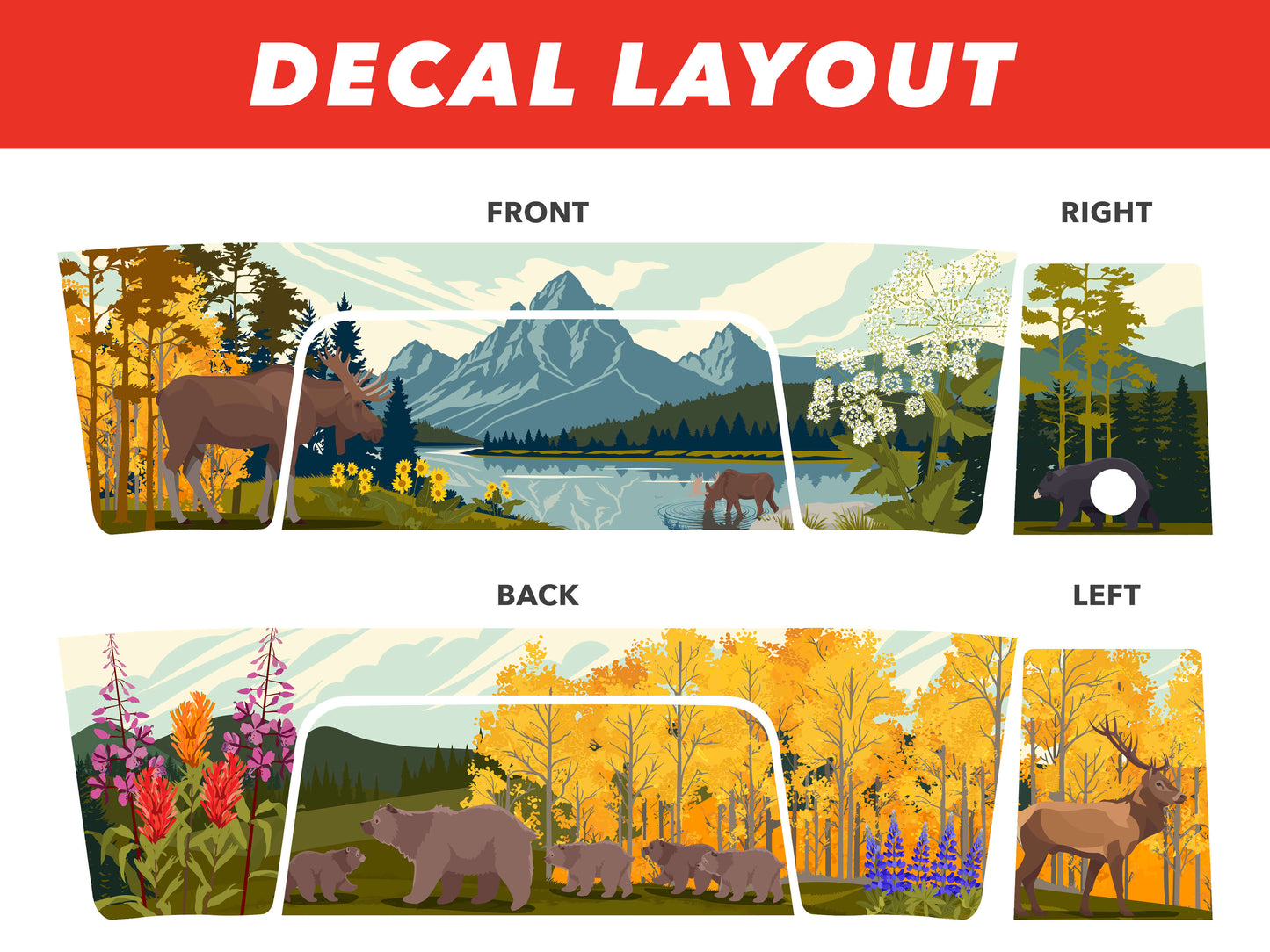 YETI Full Wrap National Parks - Grand Teton
