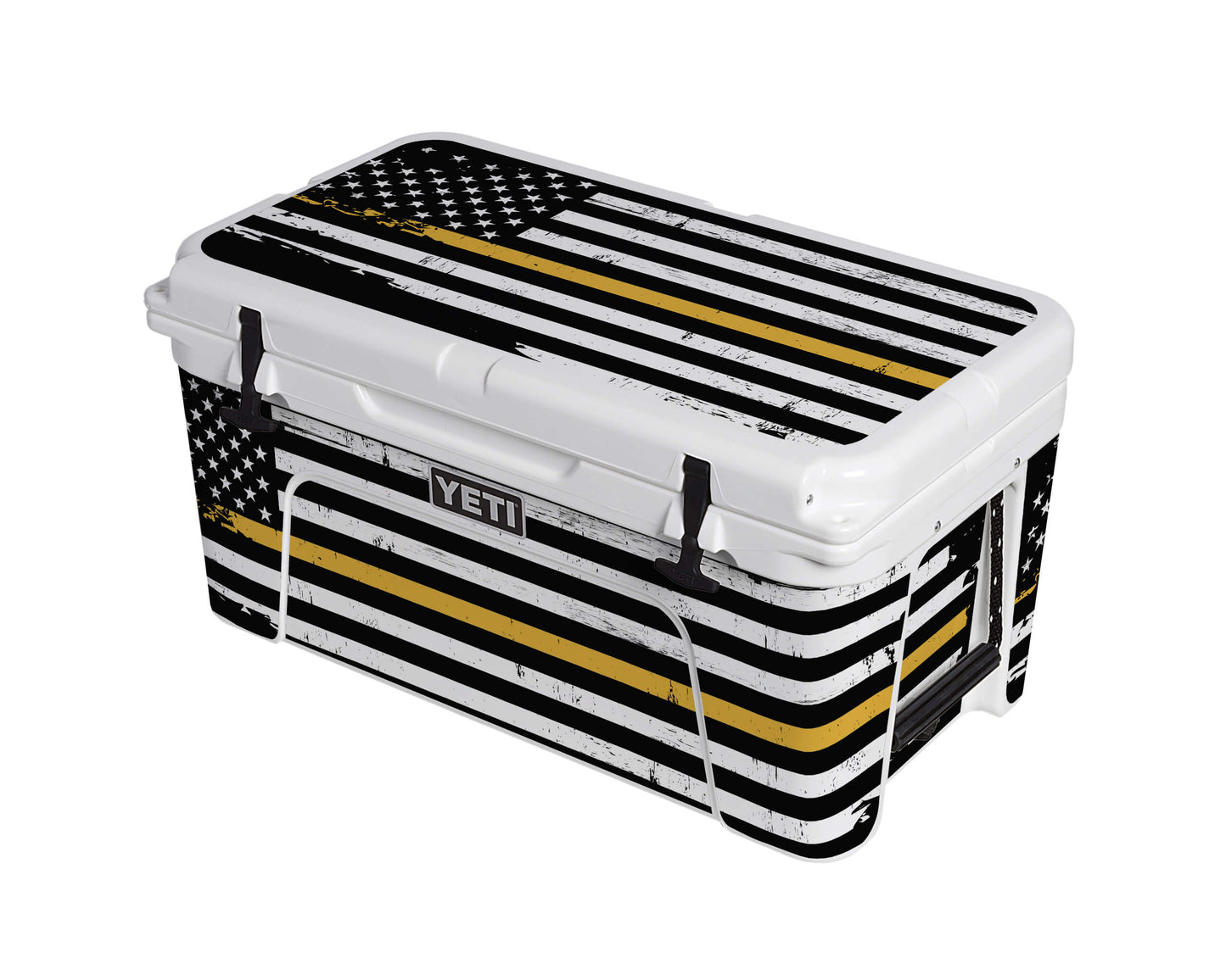 YETI Full Wrap American Flag Support Our Heroes