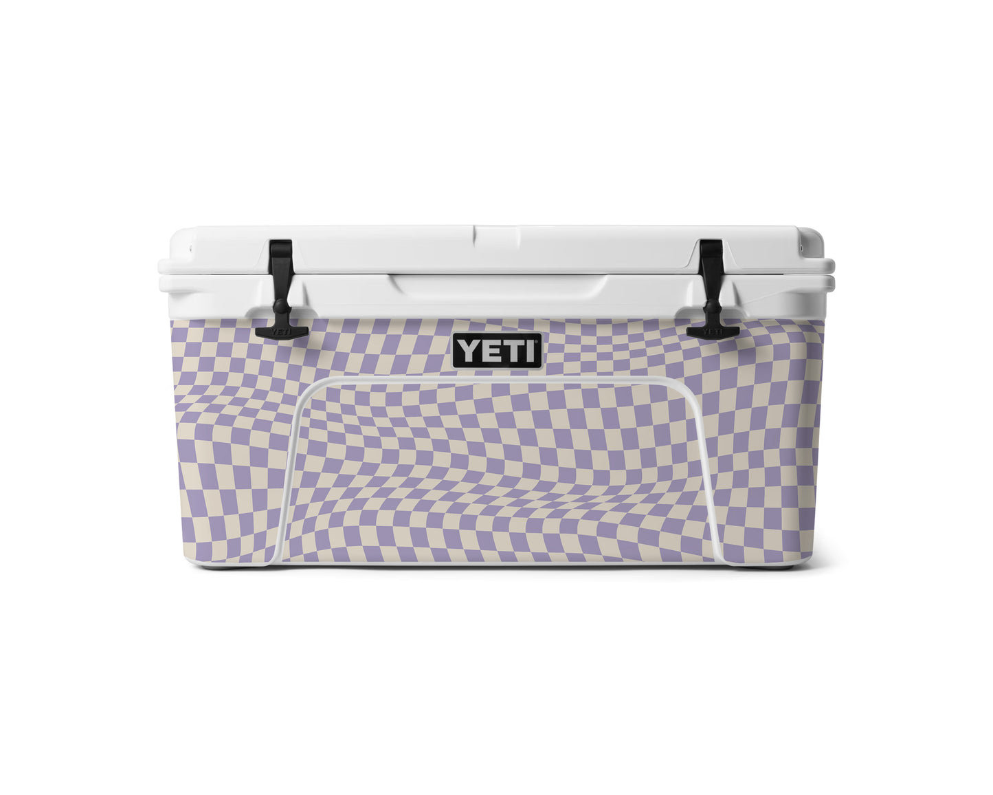 YETI Full Wrap Wavy Check Lilac