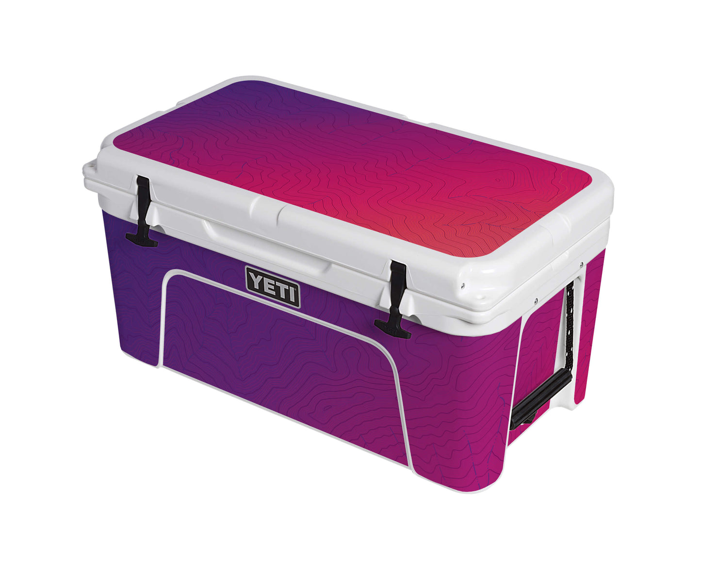 YETI Full Wrap Topo Bridgers Fuchsia Fusion