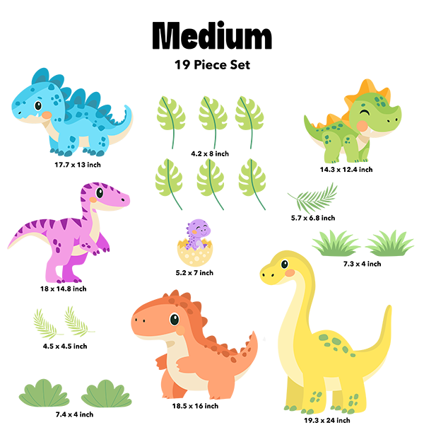 Dinosaur Decal Kit