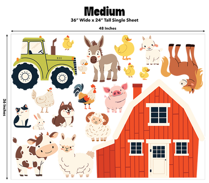 Farm Animals Decal Kit