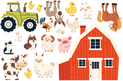 Farm Animals Decal Kit