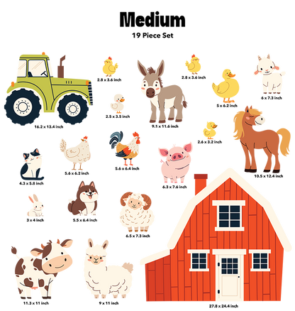 Farm Animals Decal Kit