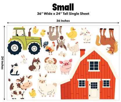 Farm Animals Decal Kit