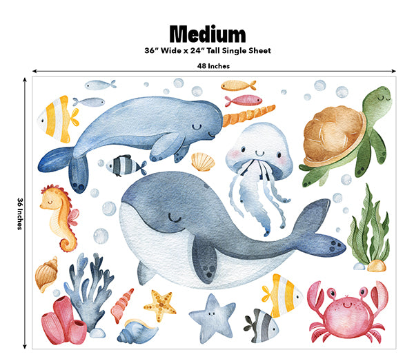 Sea Creature Decal Kit