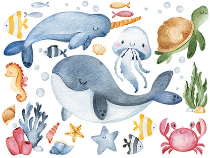 Sea Creature Decal Kit