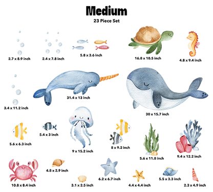 Sea Creature Decal Kit