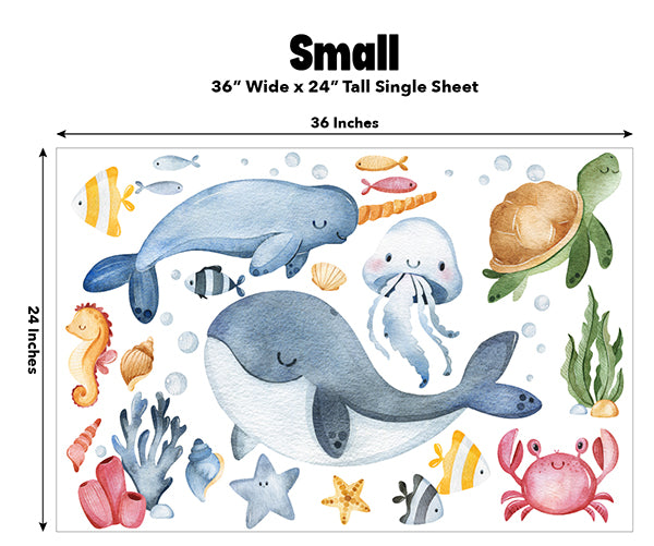 Sea Creature Decal Kit