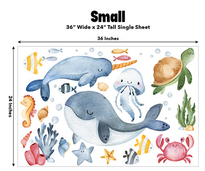 Sea Creature Decal Kit