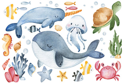 Sea Creature Decal Kit