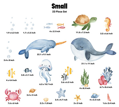 Sea Creature Decal Kit