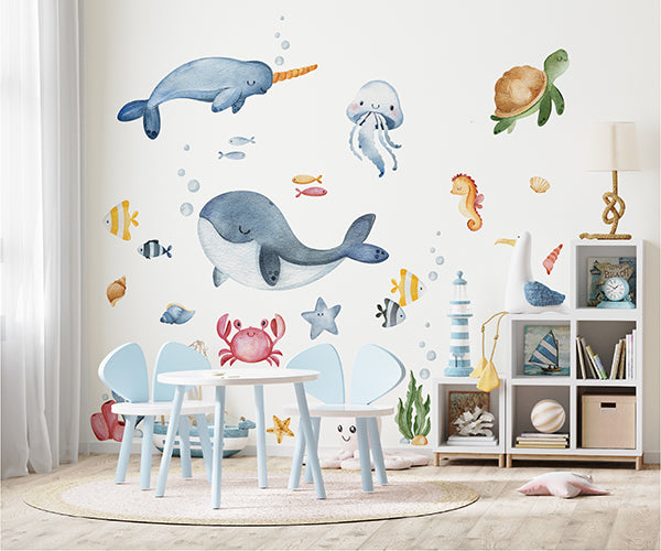 Sea Creature Decal Kit