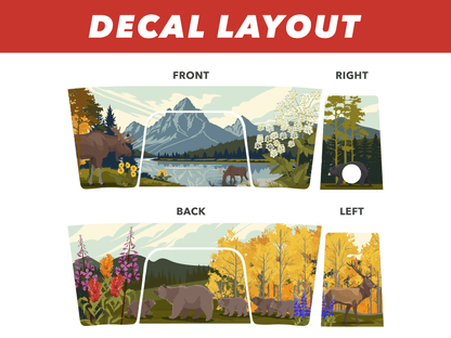 YETI Full Wrap National Parks - Grand Teton