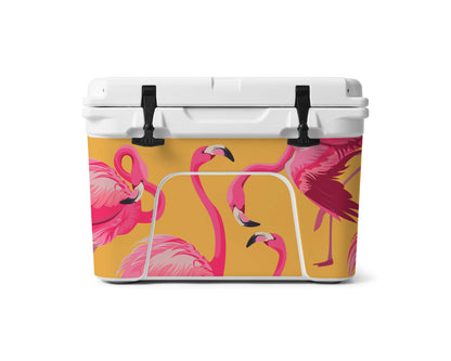 YETI Full Wrap Flamingos Mustard