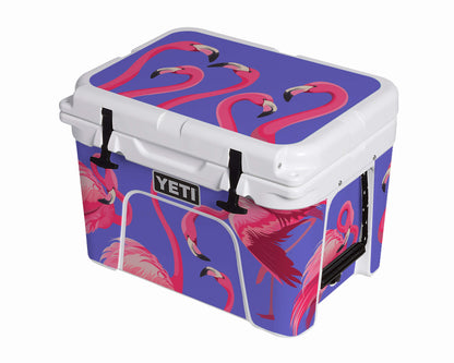 YETI Full Wrap Flamingos Violet
