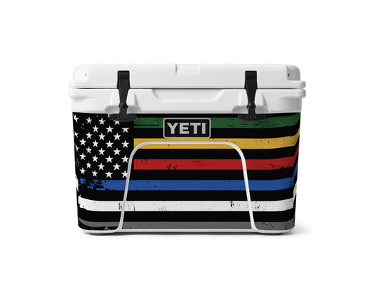 YETI 35 Full Wrap American Flag Support Our Heroes