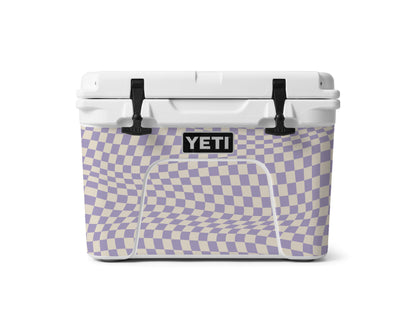 YETI Full Wrap Wavy Check Lilac