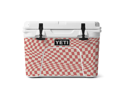 YETI Full Wrap Wavy Check Red