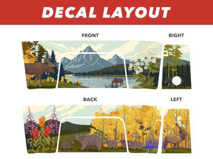 YETI Full Wrap National Parks - Grand Teton
