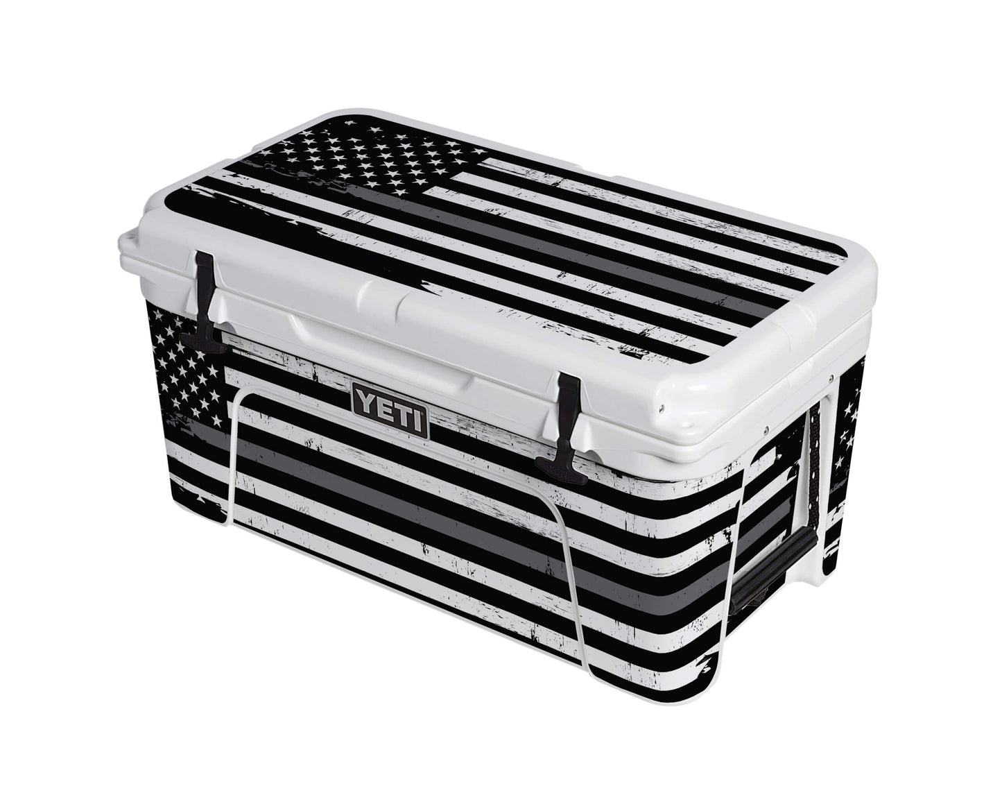 YETI 65 Full Wrap American Flag Support Our Heroes