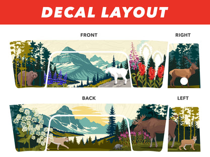 YETI Full Wrap National Parks - Glacier
