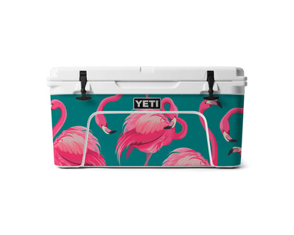 YETI Full Wrap Flamingos Teal