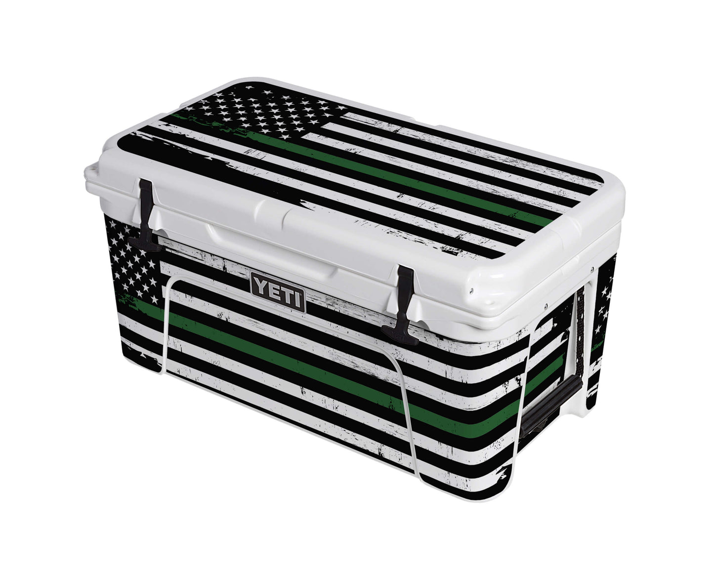 YETI 65 Full Wrap American Flag Support Our Heroes