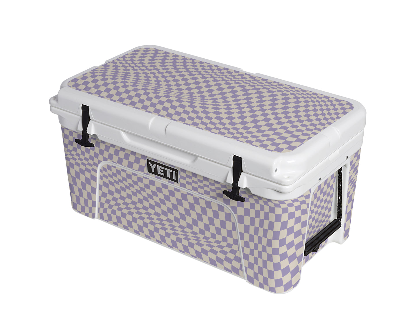 YETI Full Wrap Wavy Check Lilac