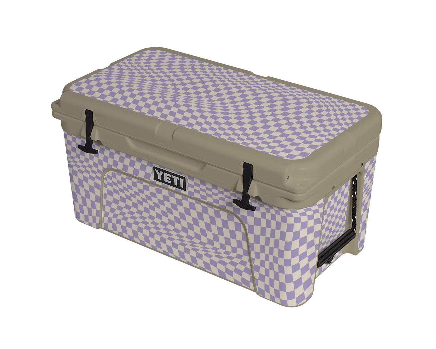YETI Full Wrap Wavy Check Lilac