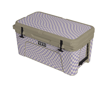 YETI Full Wrap Wavy Check Lilac